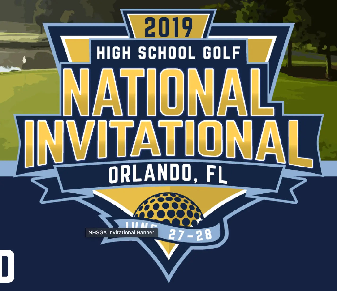 2019 High School National Invitational GolfPin - GolfPins
