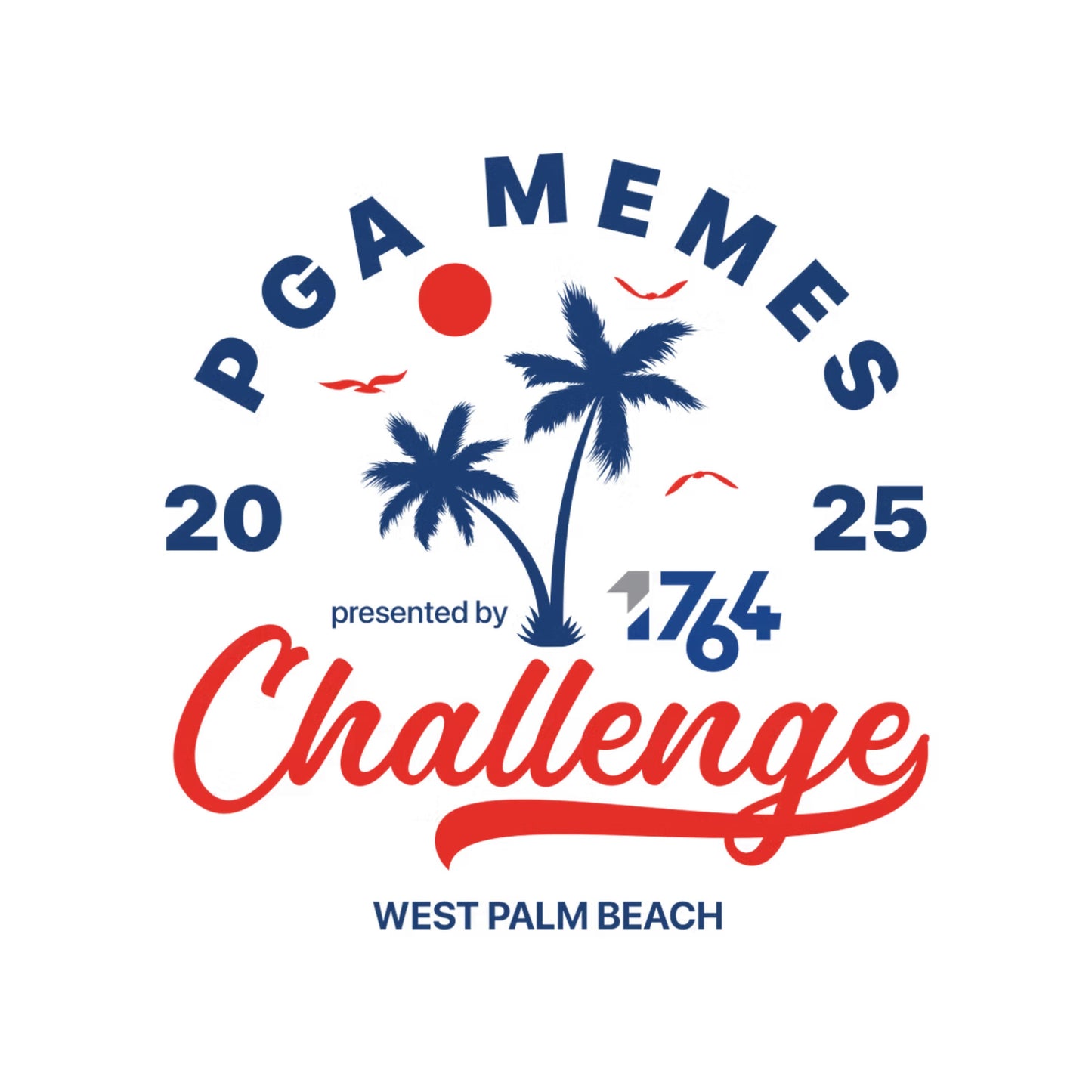 PGA Memes Challenge - WEST PALM BEACH 2025 Memento GolfPin - GolfPins